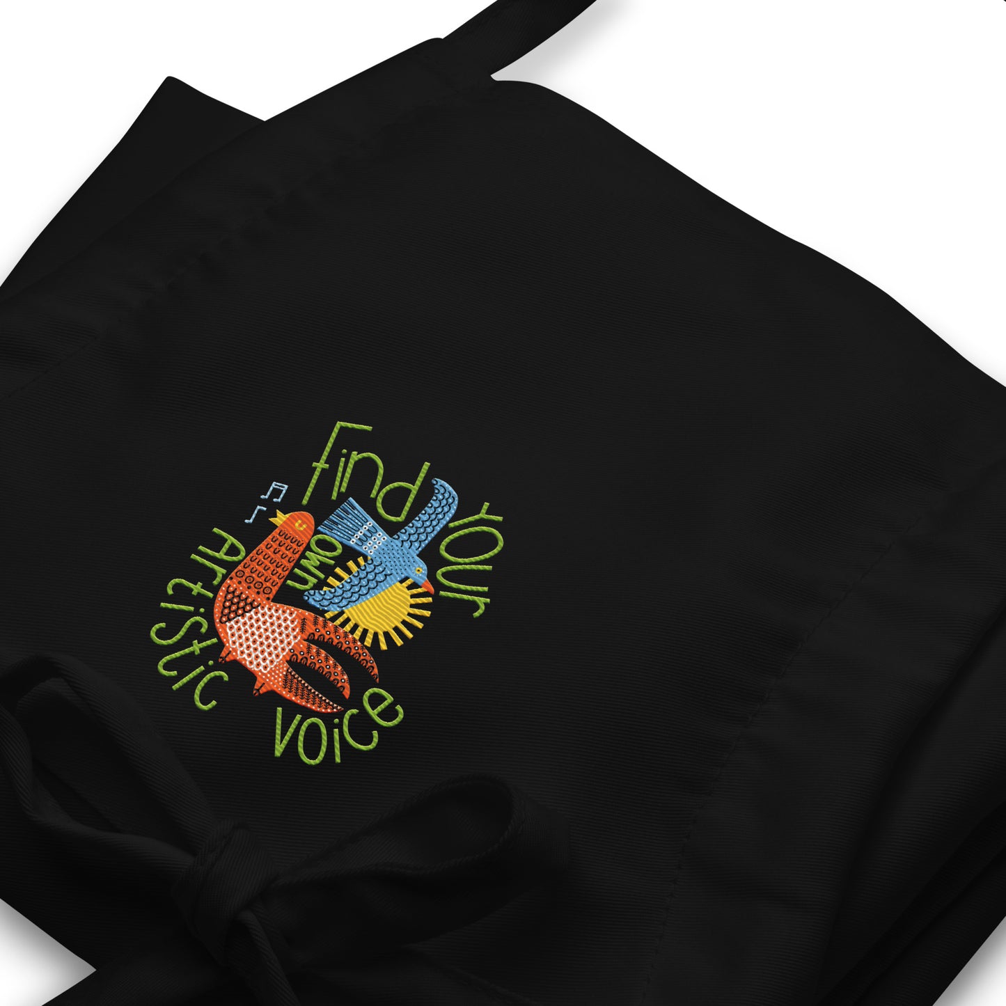 Fishink Embroidered Apron