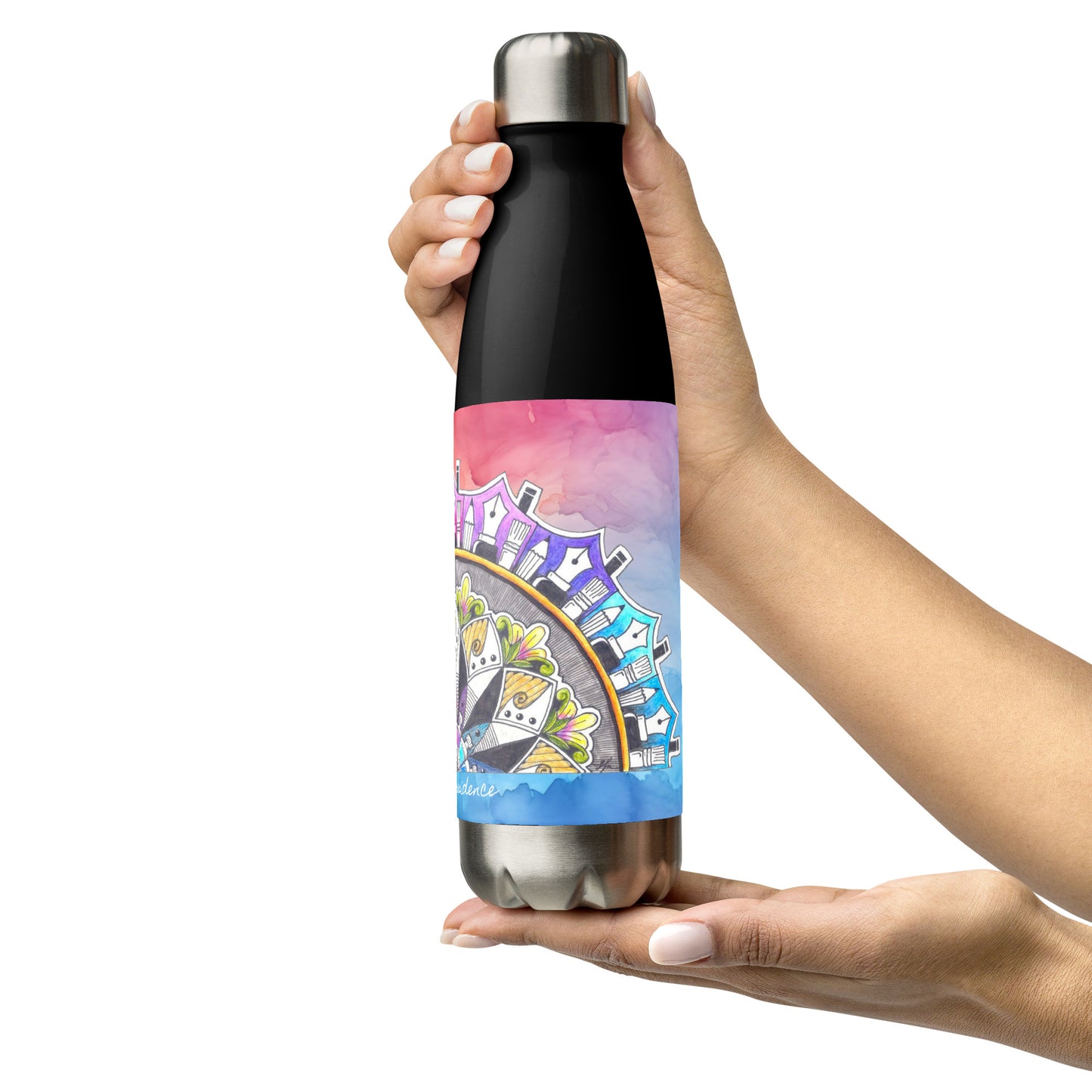 Stainless steel water bottle